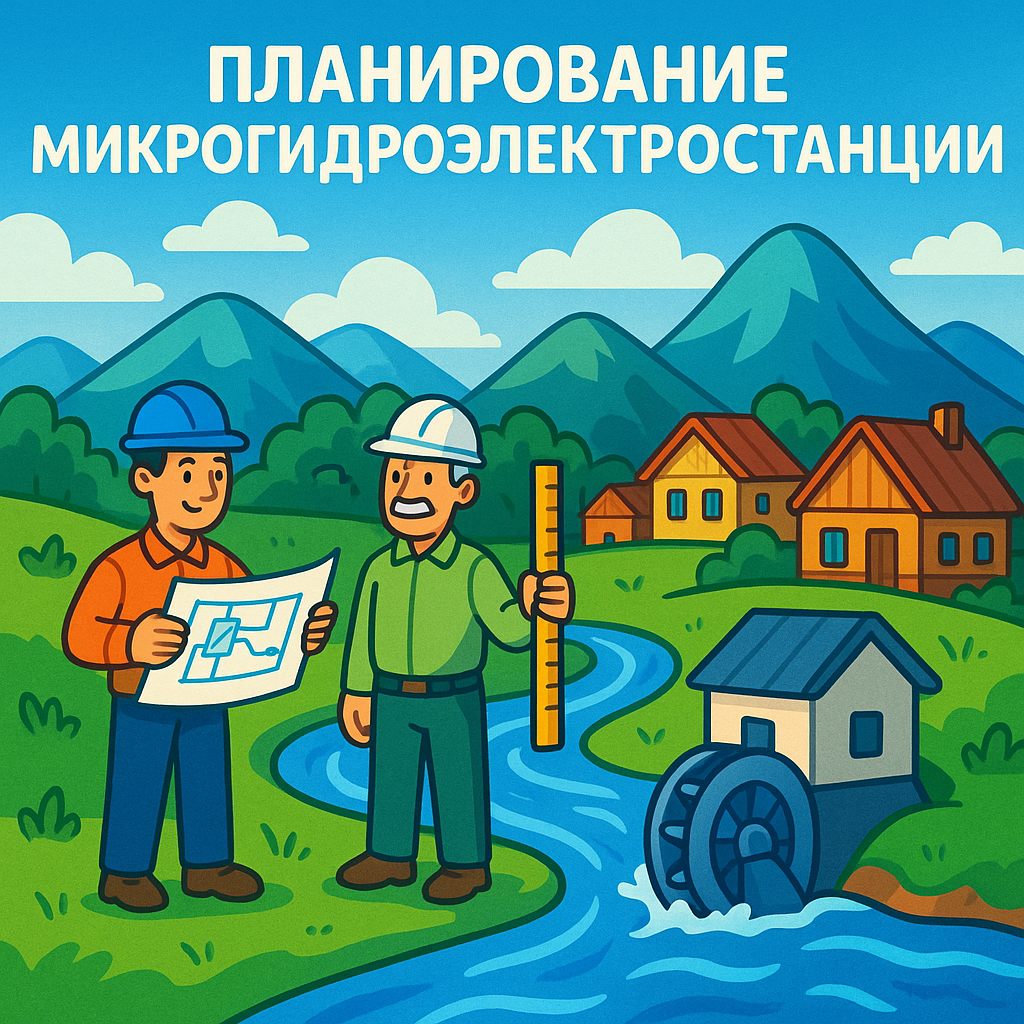 Планирование микрогидроэлектростанции