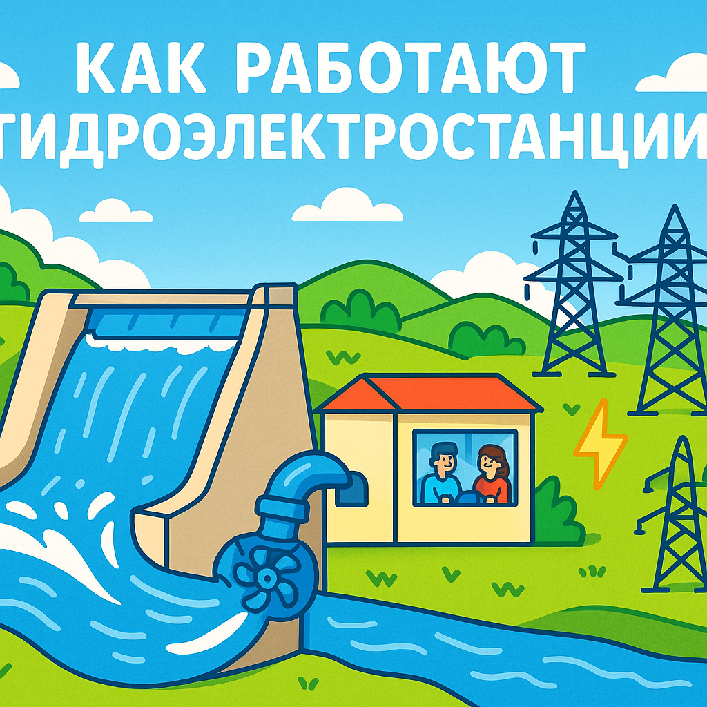 Как работают гидроэлектростанции